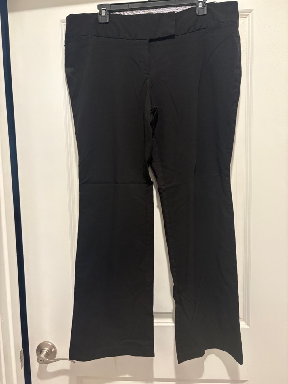 torrid Black Dress Pants with Striped Lining